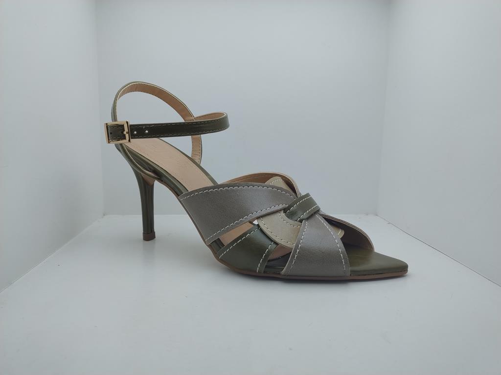 Sandalia salto Bico Fino - Scarlet